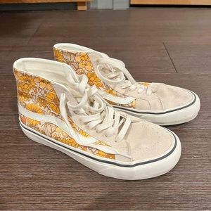 Women’s floral vans size 8.5